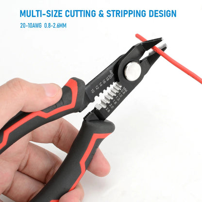 Wire Stripper Pliers Automatic Stripping Cutter Cable Wire Crimping Electrician Repair Tools Wire Stripper Tool hand tools Good Vibrations