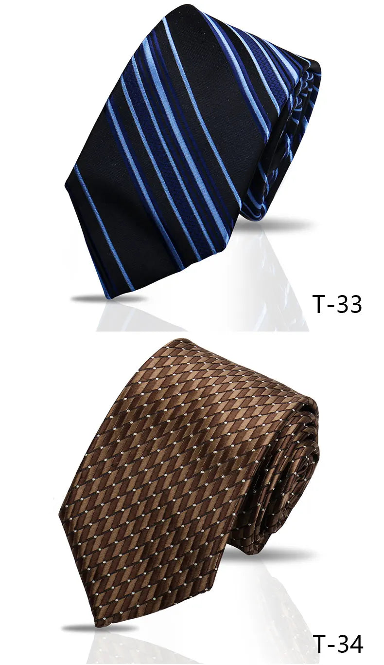 Elegant Ties For Men Fashion Item Necktie High Quality Classic Men Tie Suit Accessories Wedding Gifts Business Party Wholesale Good Vibrations