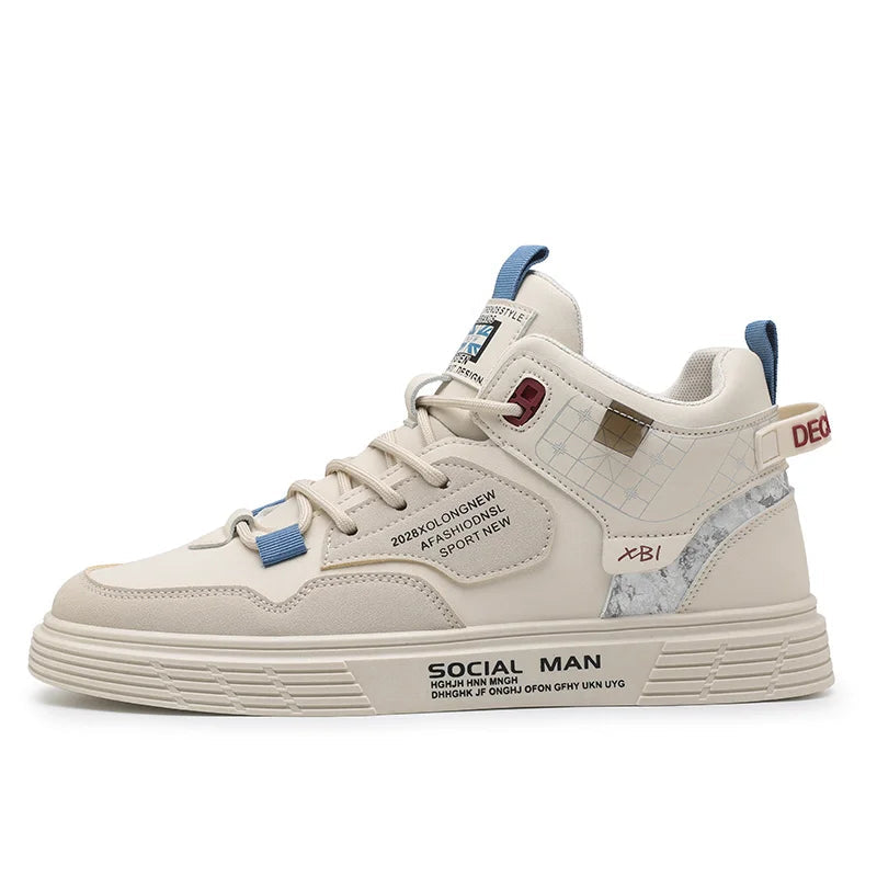 Fashion Trend Running Sneakers for Men Comfort Hard-wearing Athletic Shoes Outdoor Lace-up Tenis Masculino Summer Breathable Good Vibrations