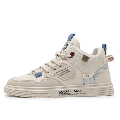 Fashion Trend Running Sneakers for Men Comfort Hard-wearing Athletic Shoes Outdoor Lace-up Tenis Masculino Summer Breathable Good Vibrations