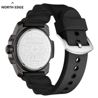 NORTH EDGE PHOTON Men Digital Military Watch Waterproof 50M Men's Sport Wristwatches Solar Power Luminous Enviormentally Clock Good Vibrations
