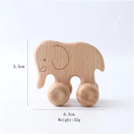 Wooden Cars Toys Maple Diy Crafts for Students Home Activities Montessori Grasping Teething Toy Newborn Birthday Gift Wood Block Good Vibrations