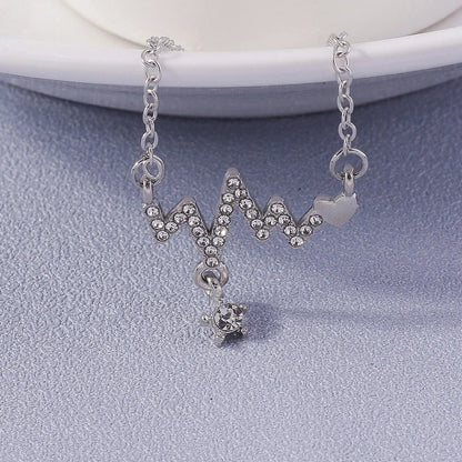 Fashion Cross Necklace for Women Men Gold Silver Color Dazzling Crystal Jesus Crucifix Necklace Christian Jewelry Wholesale Good Vibrations