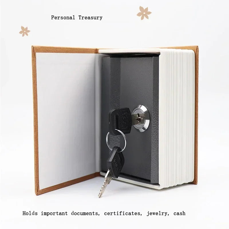 Dictionary Mini Book Safe Security Key Locker Money Hidden Secret Safe Key Safe Box Cash Money Coin Storage Jewellery Lock Box Good Vibrations