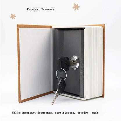 Dictionary Mini Book Safe Security Key Locker Money Hidden Secret Safe Key Safe Box Cash Money Coin Storage Jewellery Lock Box Good Vibrations
