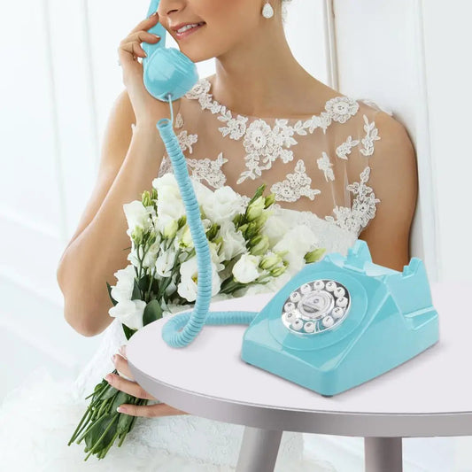 Audio Guestbook Phone Wholesale Wedding Party Gathering Guestbook Antique Telephones with Recording Function Retro Phone Good Vibrations