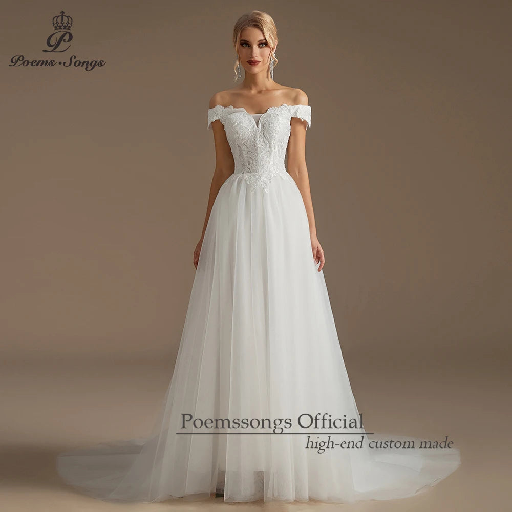 Romantic Wedding Dresses for women with Floral Appliques Floral Embroidered Details for a Dreamy Wedding vestidos de novia Good Vibrations