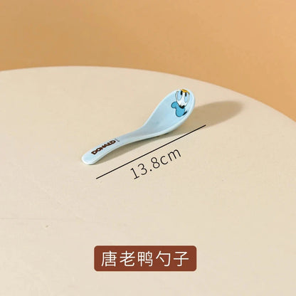 Mickey Minnie Ceramic Tableware Gift Couple Children's Home Cute High-Pretty Tableware Spoon Good Vibrations