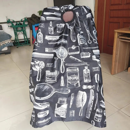 Hairdressing Capes Barber Salon Hair Cutting  Hair Cut Apron Haircut Hairdresser Gown Hair Cutting Shawl Apron Salon Stylists Good Vibrations