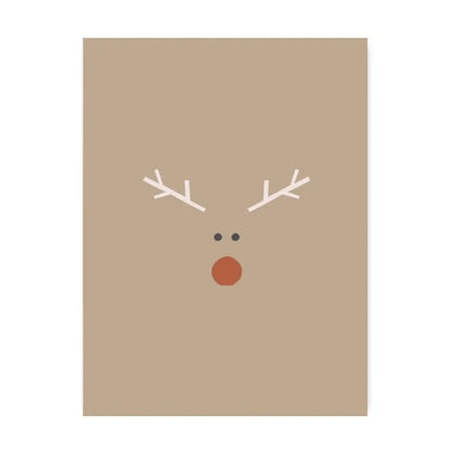 Christmas Tree Santa Claus Snowman Reindeer Posters Prints Canvas Printing Wall Art Pictures for Holiday Living Room Home Decor Good Vibrations
