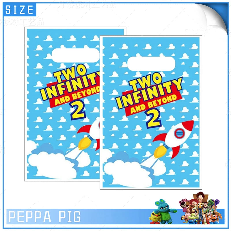 Toy Story Birthday Party Decoration Buzz Lightyear Balloons Paper Tableware Plate Cup Tablecloth Baby Shower Party Supplies Good Vibrations