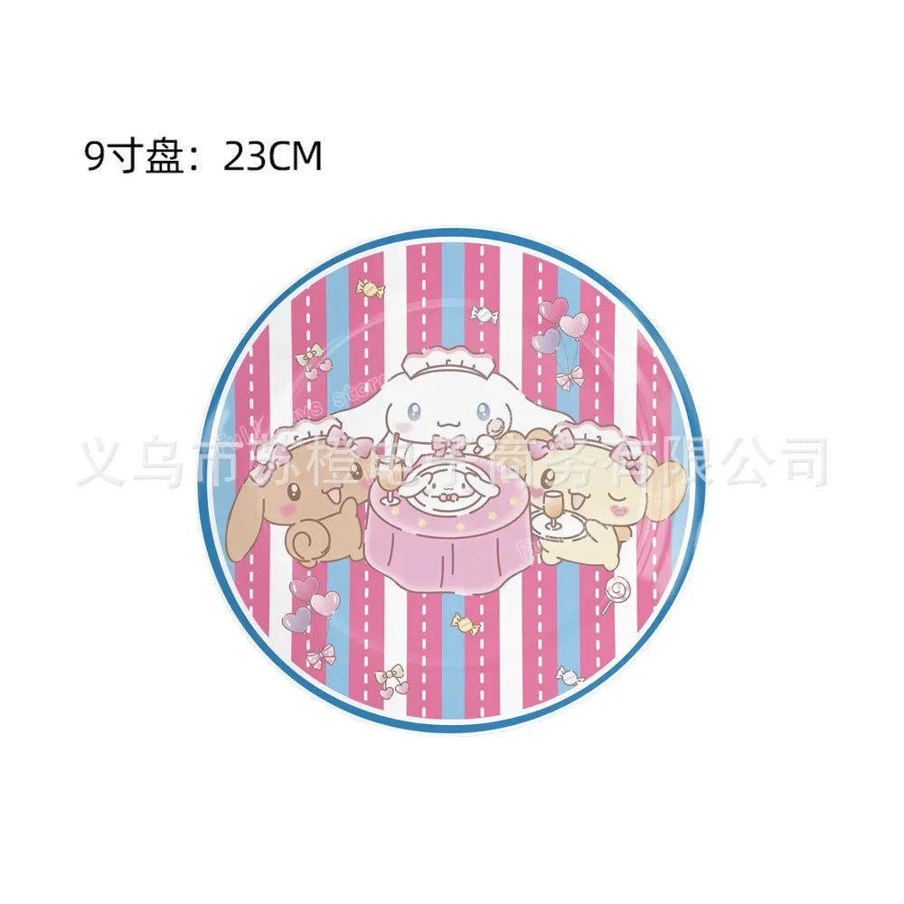 Cinnamoroll Theme Party Supplies Kids Birthday Christmas Decorations Gift Bag Ballons Banner Cake Topper Tableware Accessories Good Vibrations