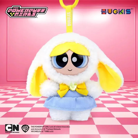 Hugkis Powerpuff Girls Vinyl Plush Blind Box Variety Series Anime Cartoon Pendant Bag Decorations Gift For Girls Birthday Good Vibrations