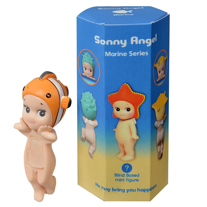 Sonny Angel Animal Blind Box 20th Anniversary Harvest Series Fruit Angel Anime Figures Dolls Toy For Children's Christmas Gift Good Vibrations