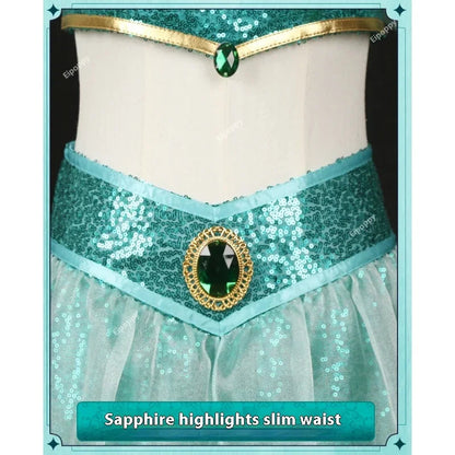 Cosplay Costumes, Adult Performance Costumes, Christmas Ladies' Birthday Parties, Carnival Jasmine Princess Dresses Good Vibrations
