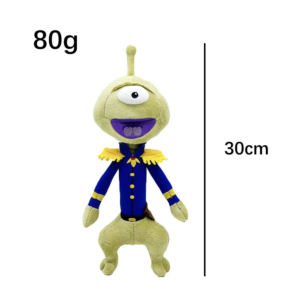 25/30cm Pleakley and Jumbaa Plush Toys Cute Soft Stuffed Anime Pillow Dolls For Kid Birthday Christmas Gift Good Vibrations