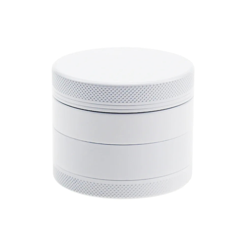 Ceramic Coating Spice Grinder White Nonstick Ceramic Coating Metal Grinder-4 Layers 63mm/2.5" Good Vibrations