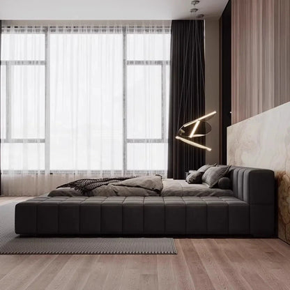 King Size Japanese Bed Double Unique Nightstand Single Beds Sleeping Upholstery Muebles Para El Hogar Bedroom Decoration Good Vibrations