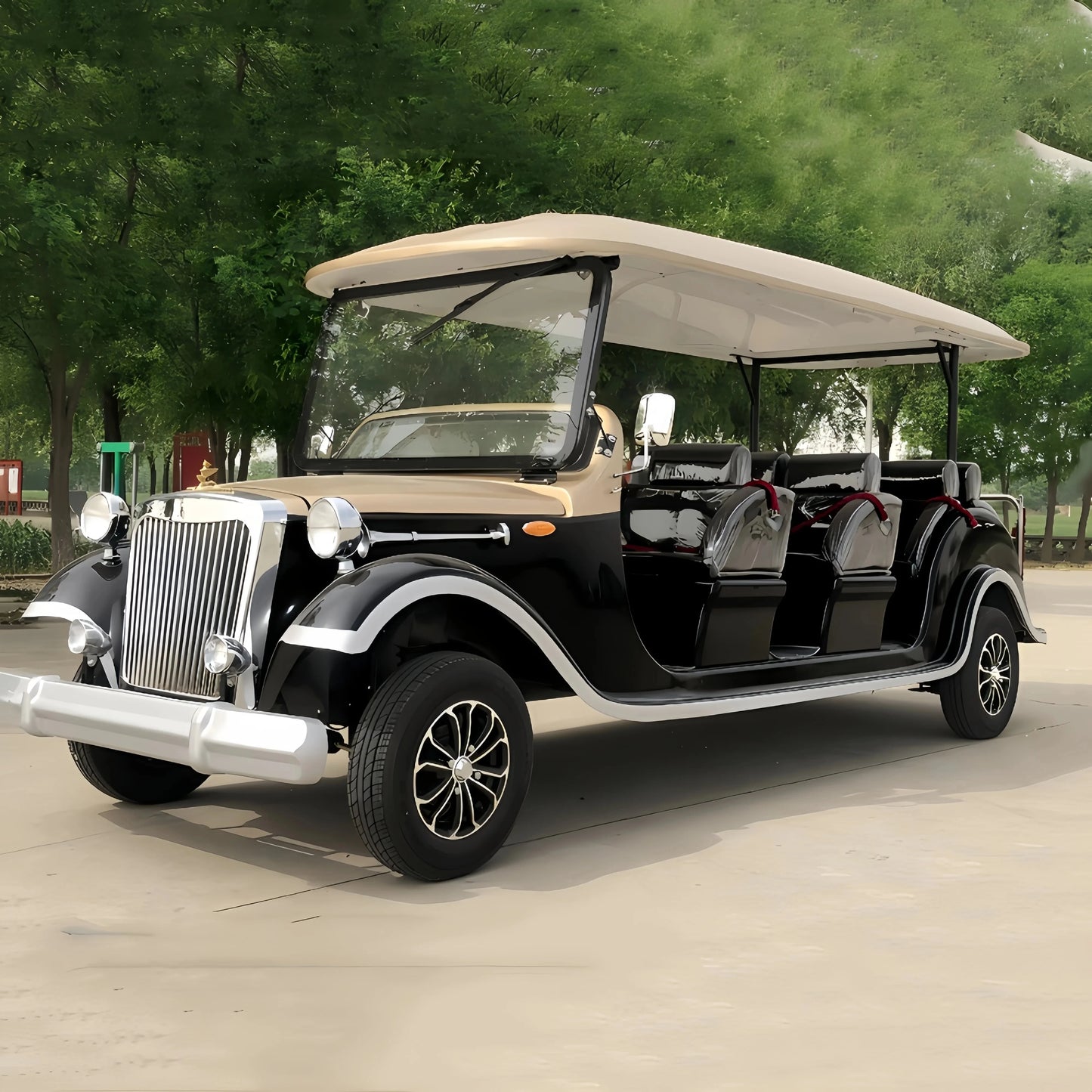 Factory direct sales of electric sightseeing cars, classic vintage cars, golf carts, modern luxury vintage cars Good Vibrations