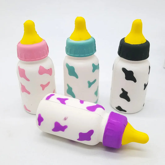 squishys baby bottle Slow Rising Gags Practical Jokes Toy Squish Antistress Squishies Squeeze Food Wholesale Good Vibrations
