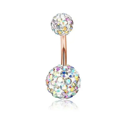 Bobisty Navel Rings Surgical Stainless Steel Belly Button Rings for Women Girls Body Piercing with Gold Plated Brass Flower Good Vibrations Adult Super Store