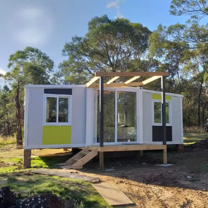 Expandable Container House 20 40ft Casa Prefabricada Vivienda Luxury Prefabricated Modular House 2-4 Bedrooms Prefab Tiny Homes Good Vibrations