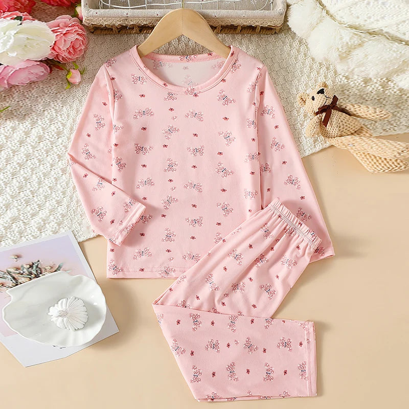 2-piece Summer Children's Comfortable And Versatile Cute Short sleeved Shorts Set For Boys And Girls Casual Home And Outdoor Set Good Vibrations