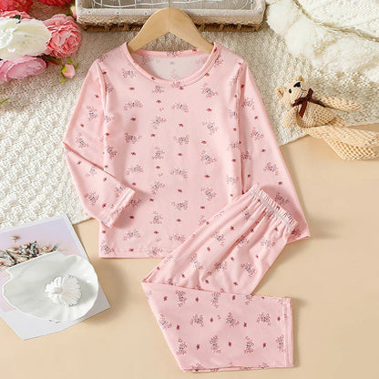 2-piece Summer Children's Comfortable And Versatile Cute Short sleeved Shorts Set For Boys And Girls Casual Home And Outdoor Set Good Vibrations