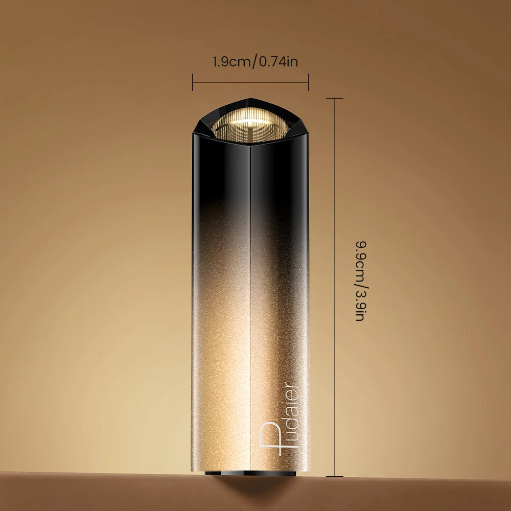 Glitter Lipstick, a pressable pearlescent lipstick, is very shiny like crushed diamond particles, smooth and long-lasting, has a Good Vibrations