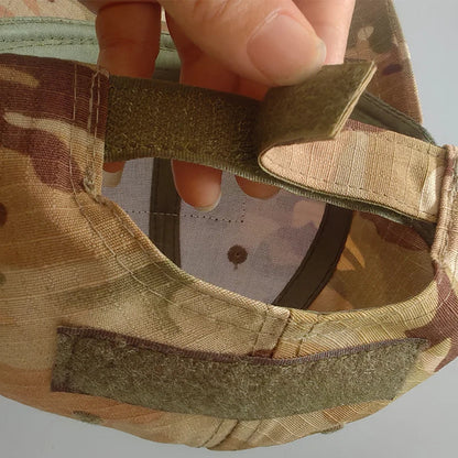 Outdoor camouflage hat Baseball hat Hunting hat Sports hat Bicycle hat Men Women Adult hat Duck tongue hat with curved brim Good Vibrations