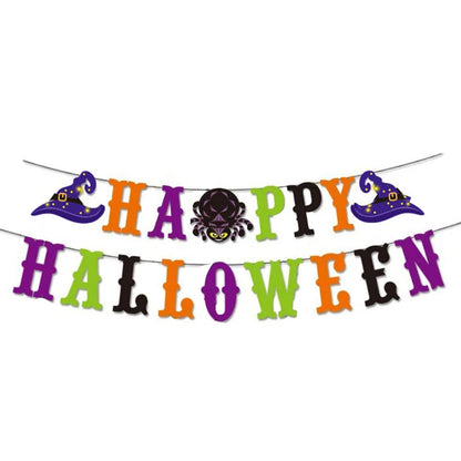 Halloween Decoration Banner for Home Living Room Decoration Halloween Party Good Vibrations