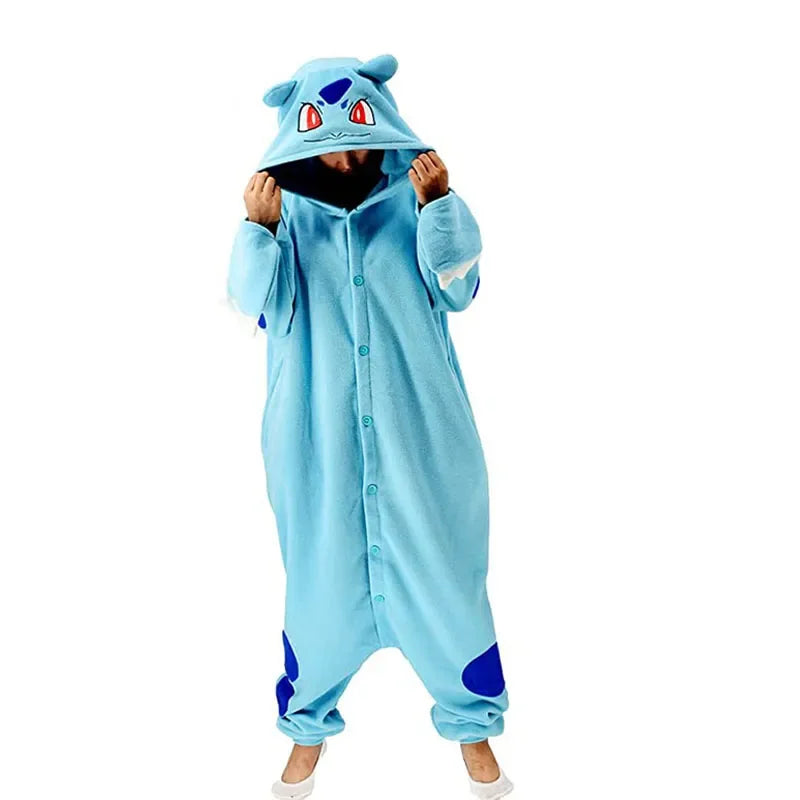Women Onesies Charizard Pajama Gengar Kigurumi Umbreon Onesie For Adults Piplup Women Full Body Pyjama Halloween Cosplay Costume Good Vibrations