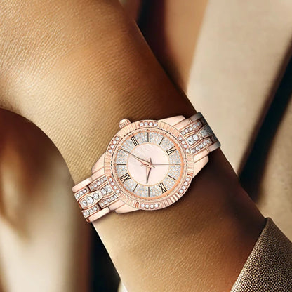 New women's watches are fashionable, trendy, simple, niche, high-end, light luxury, high beauty women's quartz watches Good Vibrations