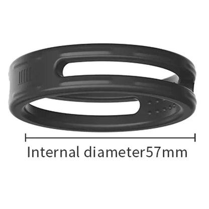 Semen Lock Ring Male Masturbator with 57mm internal diameter.