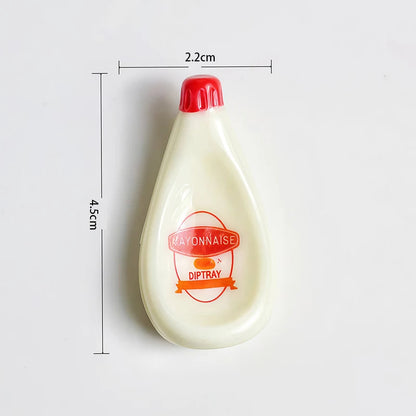 Ceramic Sauce Plate Small Dish Soy Sauce Plate Ketchup Mayonnaise Mustard Seasoning Dish 5 Colors Ceramic Small Dipping Dish Good Vibrations