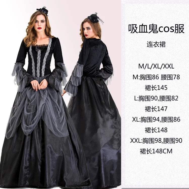 Women Halloween Vampire couple uniform Purim Cosplay Costumes men Horror Ghost Dead Zombie Corpse Bride costume Dress adult Good Vibrations