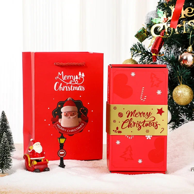 Christmas Gift Box DIY Folding Paper Box Money Pop Up Birthday Surprise Bounce Box Explosions Red Envelope Surpris Gift Box Good Vibrations