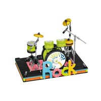 TOYLINX  Musical Instrument Building Block Toy Set Electronic Drum Electronic Organ Construction Toy Gift for Children Good Vibrations