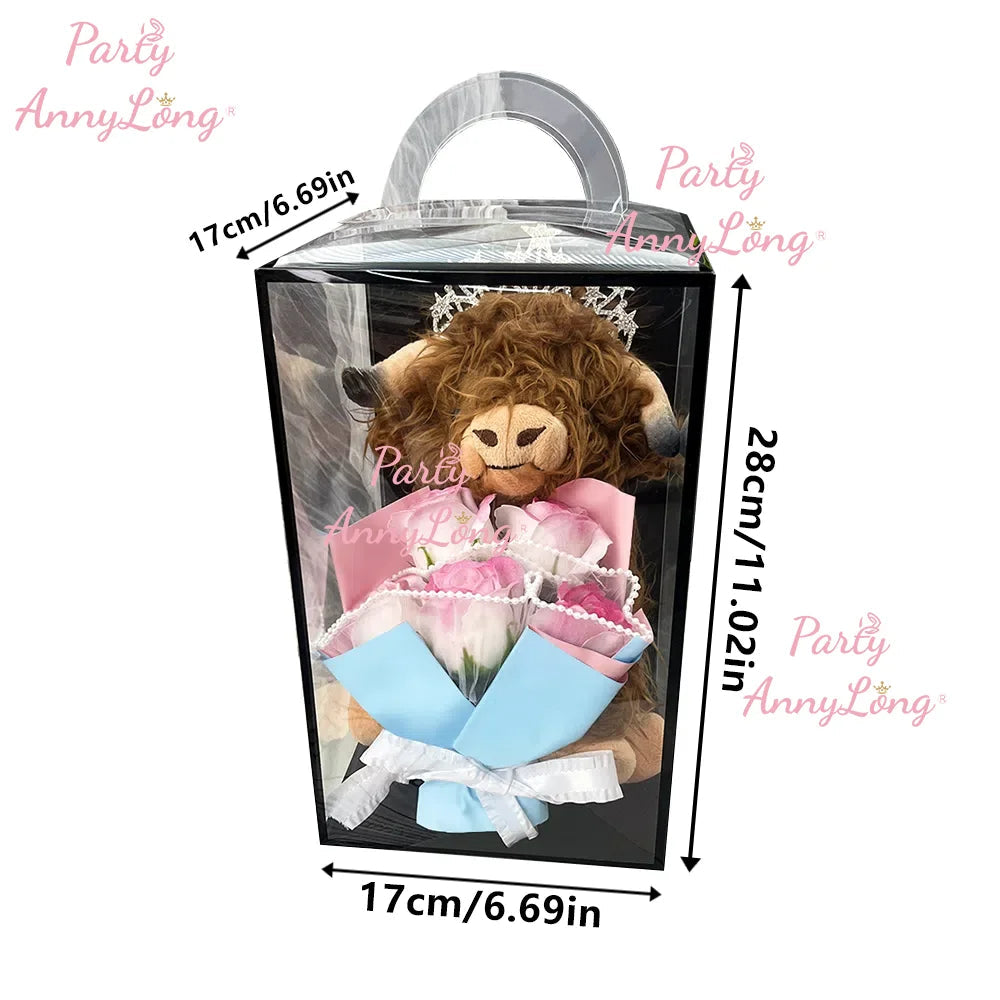 Artificial Flowers Cows Embracing Flowers Wedding Decorations Supplies Just Married Gifts Fake Flower Wedding Decorations Good Vibrations