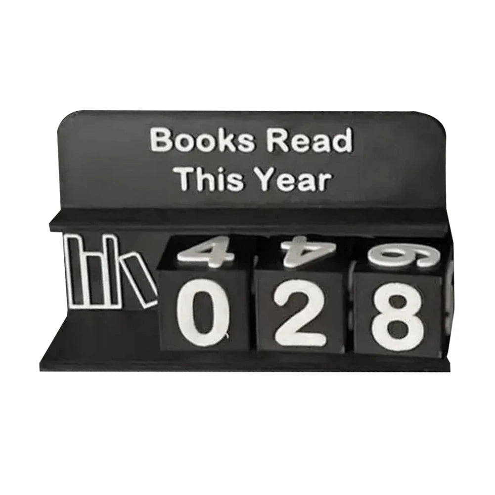 Books Read This Year Counting Ornaments 3D Printed Book Read Tracker Library Decor Ornament for Teachers Writers Library Lovers Good Vibrations