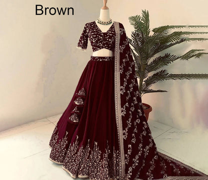 Designer Bridal Lehnga Choli for Girls Party Wear Wedding Dresses Low Price Indian Lehenga Choli With Dupatta 2026 for Women Good Vibrations