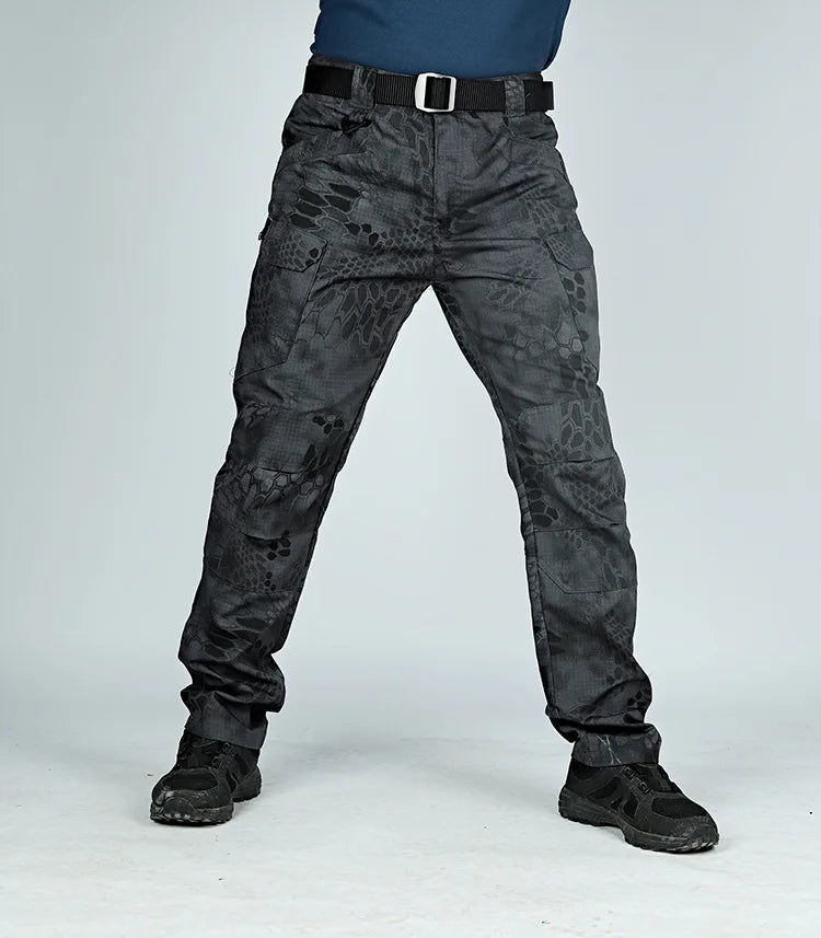 IX9 City Outdoors Tactical Pants Men Combat  Pants Casual Men Hiking Pants Outdoors Trousers Cargo Waterproof Pants Good Vibrations