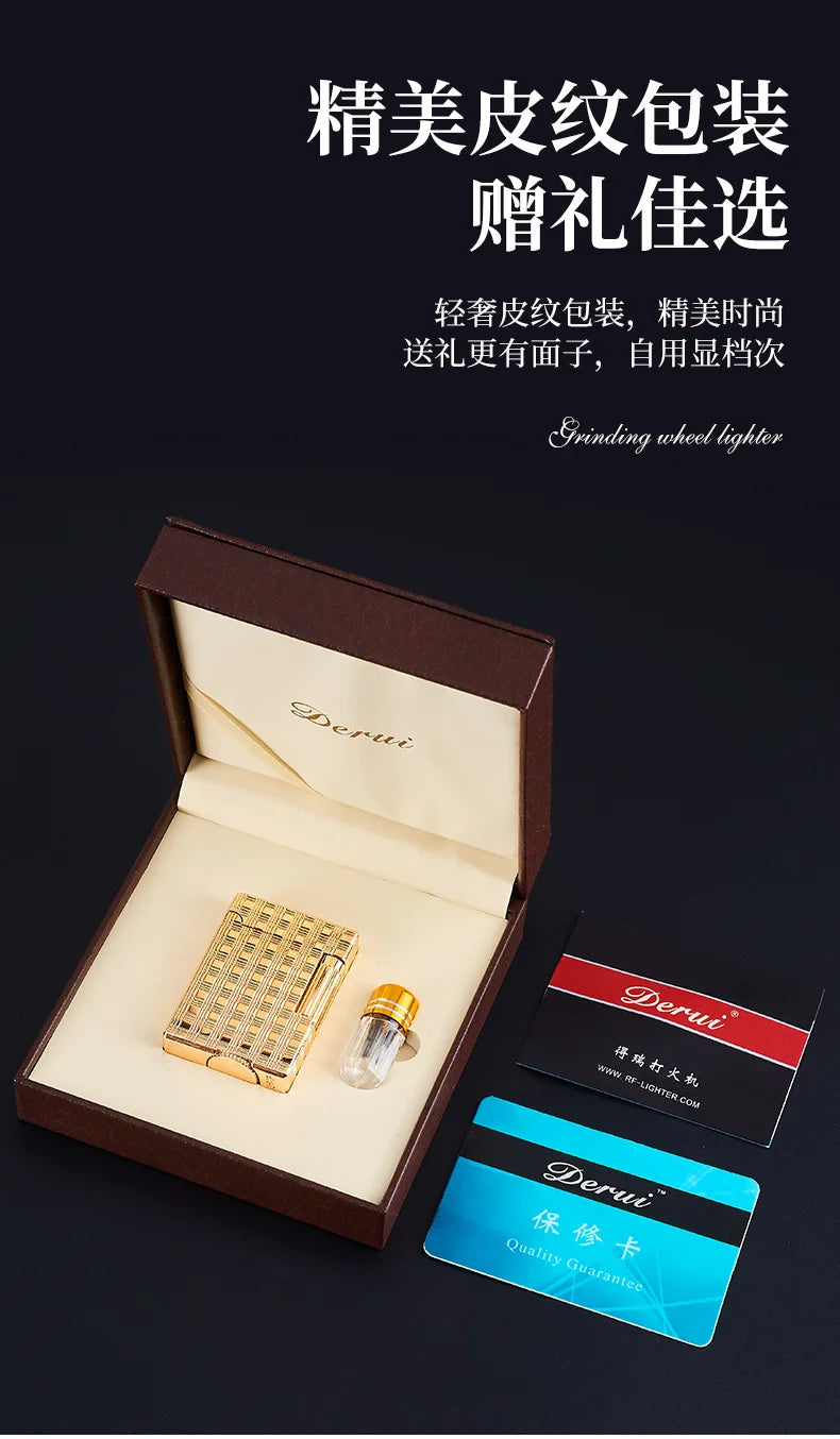 Metal Stripe Loud Lighter Unusual Lighters Cigarette Lighter Creative Wheel Lighter Butane Gas Lighter Open Fire Square Lighter Good Vibrations Adult Super Store