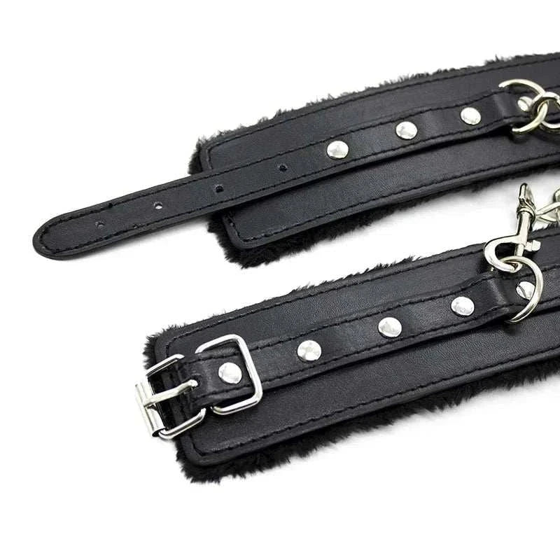 SM Handcuffs Sex Ankle Cuff BDSM Bondage Restraints Soft Plush 18+