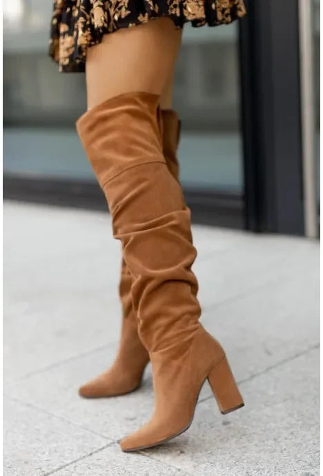 Women's Boots Autumn Winter Footwear Boots-Women Pointe Shoes Luxury Designer Sexy Thigh High Heels High Sexy 2024 Large Size P Good Vibrations