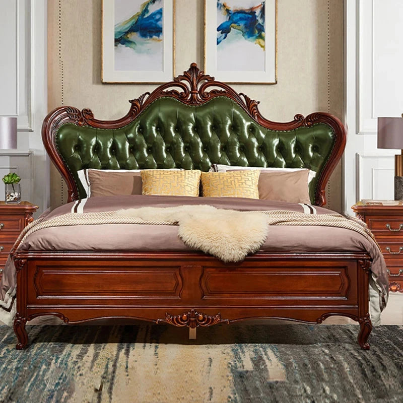 King Size Bedroom Bed European Aesthetic Storage Double Bed Modern Wood Camas De Matrimonio Dormitorio Luxury Furniture Good Vibrations