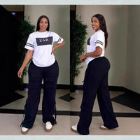 Casual Printed Multi-Pocket Workwear Set Free Shipping Women's Skirt Suiting Ensemble from Mainland China AE Stock Good Vibrations