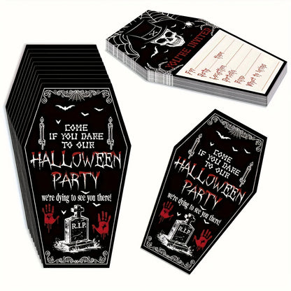 Halloween Party Invitations Ticket Scary Halloween Party Invitations We Are Dying to See You there Horror Birthday Invitations P Good Vibrations