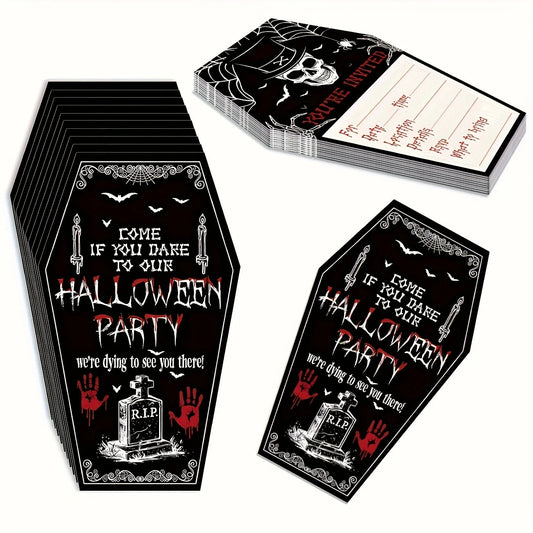 Halloween Party Invitations Ticket Scary Halloween Party Invitations We Are Dying to See You there Horror Birthday Invitations P Good Vibrations