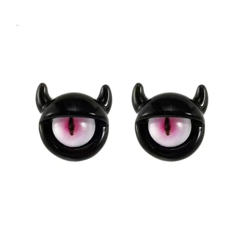 Kiss Jewelry Halloween Little Monster Wing Bat Eye Stud Earrings Women Cute Animal Eye Punk Earring Girls Y2K Brincos Party Gift Good Vibrations